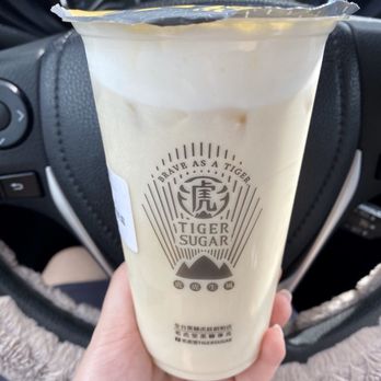 Tiger Sugar - Green Tea Latte with Cream Mousse - Coffee & Tea Near Me - Las Vegas, Nevada Tiger Sugar - Green Tea Latte with Cream Mousse - Coffee & Tea Near Me - Las Vegas, Nevada