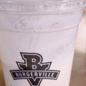 Burgerville - regular coldbrew shake. The verdict of dining companion? small, spendy, blah, wheres the whip? - Burgers Near Me - Aloha, Oregon Burgerville - regular coldbrew shake. The verdict of dining companion? small, spendy, blah, wheres the whip? - Burgers Near Me - Aloha, Oregon