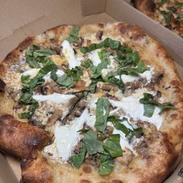 Miso Mushroom Pizzas