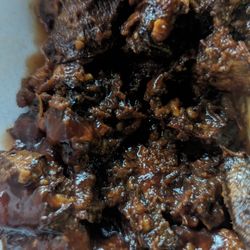 Santa Fe BBQ - Burnt bitter dry. hard as rocks could not even chew one