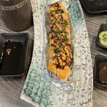 Amami Shima Sushi - 8 Piece Lion King Roll - Japanese Near Me - Cupertino, California Amami Shima Sushi - 8 Piece Lion King Roll - Japanese Near Me - Cupertino, California