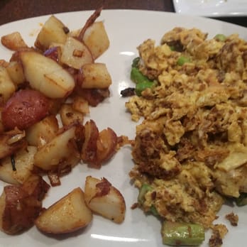 Katie's Kitchen - Chorizo, asparagus, swiss cheese scrambler - Breakfast & Brunch Near Me - Des Plaines, Illinois