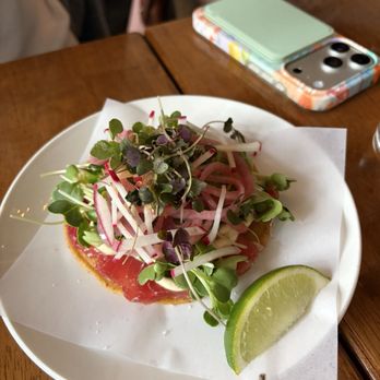 Bar Crudo - Yellowtail tostada - Seafood Near Me - San Francisco, California