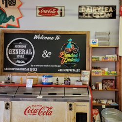 Blended Pedaler - The decor and vibe is casual, small town, eclectic. Very welcoming.