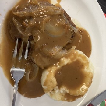 Steffens Restaurant - Hamburger steak and mashed potatoes - Diners Near Me - Kingsland, Georgia Steffens Restaurant - Hamburger steak and mashed potatoes - Diners Near Me - Kingsland, Georgia