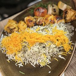 Ravagh Persian Grill - Chicken Koobideh Kebob (Dinner)