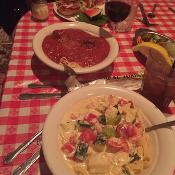 Mama Cozza's - Pasta Primavera and spaghetti & Meatballs. Italian sub in the background. - Italian Near Me - Anaheim, California
