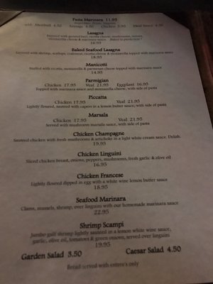 Menu photo 8 Sisters Restaurant Boca Grande, FL