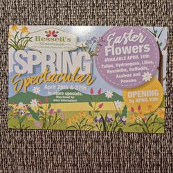 Hessell's Greenhouse - Hessell's Greenhouse Reopens On Thursday April 10th.  4/4/2025