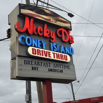 Nicky D's Coney Island - Corner of mound and 8 Mile Road - New American Near Me - Warren, Michigan