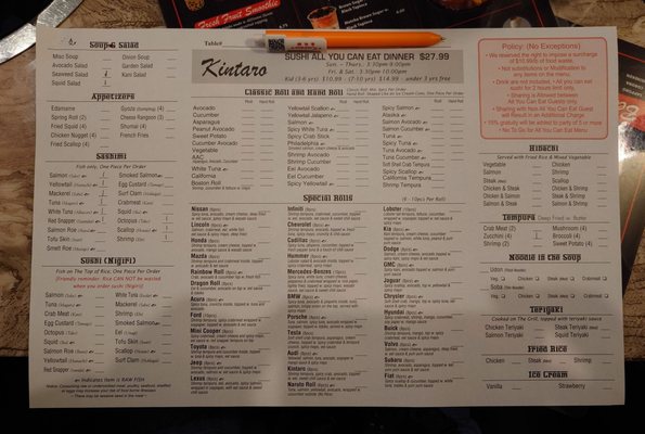 Menu photo 5 Kintaro Sushi & Hot Pot Rocky River, OH Menu photo 5 Kintaro Sushi & Hot Pot Rocky River, OH