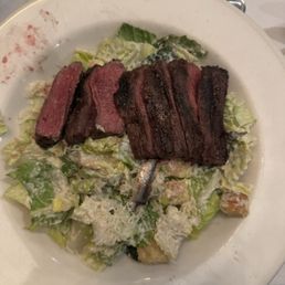 Caesar salad with prime skirt steak Caesar salad with prime skirt steak