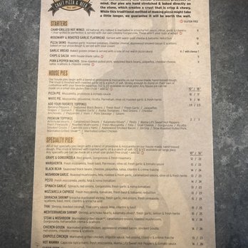 Pies & Pints - Menu - page 1 - Pizza Near Me - Carmel, Indiana