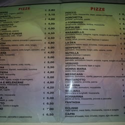 Una vasta scelta di Pizze, tutte golosissime