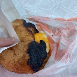 Dunkin' - Burnt my croissant!