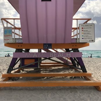 Miami Beach Boardwalk - Life Guard Post - Beaches Near Me