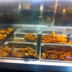 Choctaw - Champs Chicken and fixings.