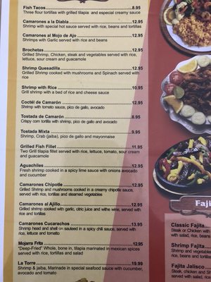 Menu photo 7 Tony’s Mexican Restaurant Nashville, TN