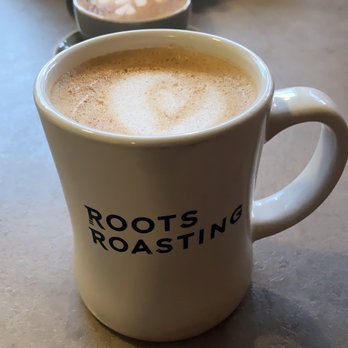 Roots Roasting - Latte with oat milk - Coffee Roasteries Near Me - Saint Paul, Minnesota