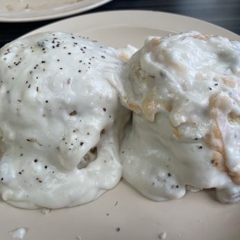 The Nook Breakfast Spot - Side order of two biscuits smothered in a sausage gravy. - Breakfast & Brunch Near Me - Lomita, California