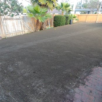 Daniel's Landscape & Tree Service - smoothing it all out, ready for the new sod - Tree Services Near Me