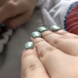 Signature Nails and Spa - way too thick