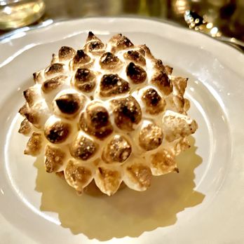 Le Calamar - baked texas, honey, olive oil, pecan - French Near Me - Austin, Texas