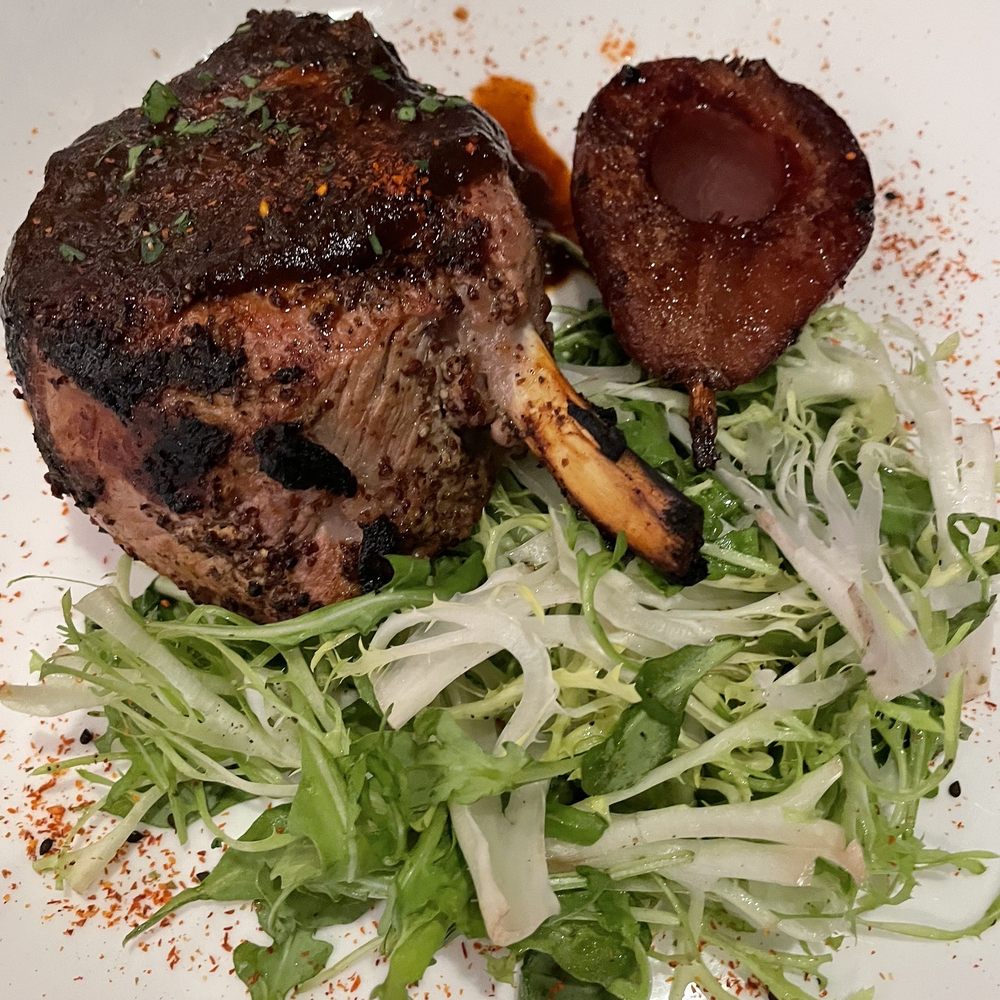 Harvest Table - Pork chop - New American Near Me - St Helena, California