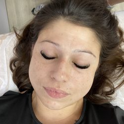 lashes by Natalia - Totes perfect ! combo between cat eye & medium volume. Perfect curl yet super wispy 2 weeks In & they still look 