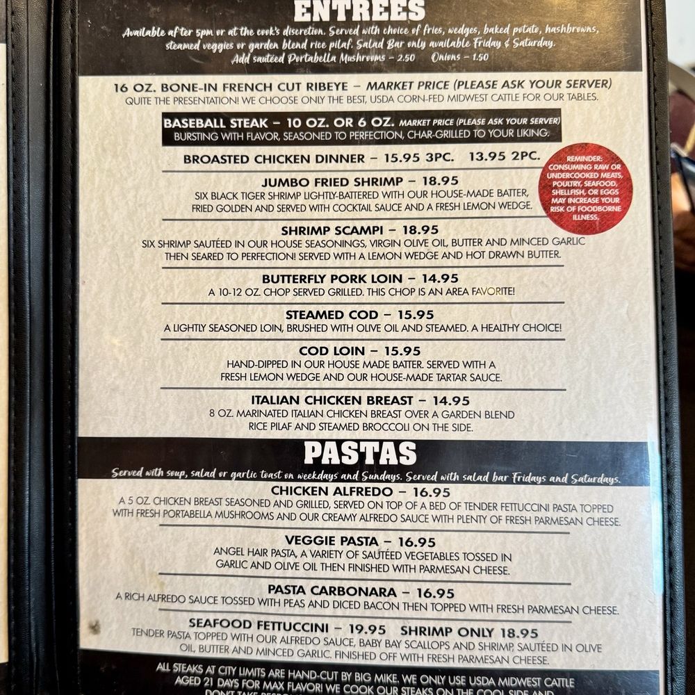 City Limits Bar and Grill - 07.06.25 entrees and pastas - New American Near Me - St. Ansgar, Iowa City Limits Bar and Grill - 07.06.25 entrees and pastas - New American Near Me - St. Ansgar, Iowa