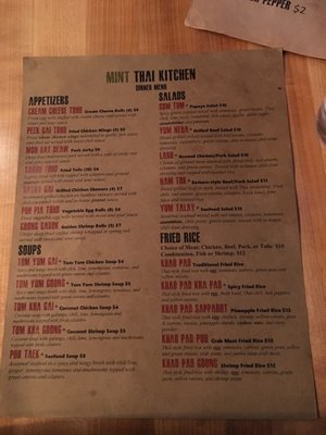 Menu photo 7 Mint Thai Kitchen Houston, TX Menu photo 7 Mint Thai Kitchen Houston, TX