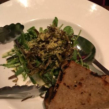 Tuck Shop - seaweed salad with cured egg shaving - Italian Near Me - Montreal, Quebec Tuck Shop - seaweed salad with cured egg shaving - Italian Near Me - Montreal, Quebec