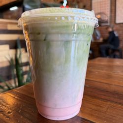 Delanie's Coffee - A recent, delicious strawberry matcha.