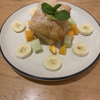 Prince Tea House - Mille Feuille- why so thick? Needs more cream everything - Desserts Near Me - Forest Hills, New York Prince Tea House - Mille Feuille- why so thick? Needs more cream everything - Desserts Near Me - Forest Hills, New York