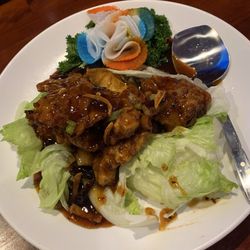 Little Bamboo Chinese Restaurant - Orange beef (spicy!)