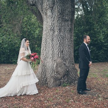 Finnish American Home Association - First look by the tree.  Loved the texture of this tree in photos. Photo credit: Matthew James Photographers - Venues & Event Spaces Near Me - Sonoma, California