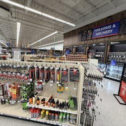 Academy has a pretty large and comprehensive shopping area for firearms and archery as noted in this photo!