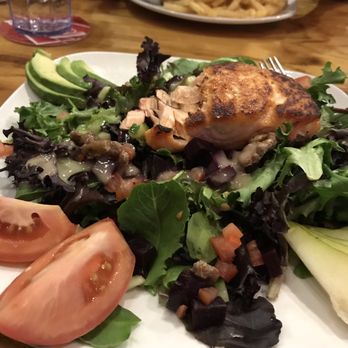 ROC's Firehouse Grille - Salmon Salad - American Near Me - Palm Desert, California ROC's Firehouse Grille - Salmon Salad - American Near Me - Palm Desert, California