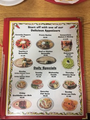 Menu photo 8 Mi Casa Lakewood, CA