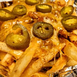 Wily Wieners - Build your own loaded fries - chili, cheese & pickled jalapenos