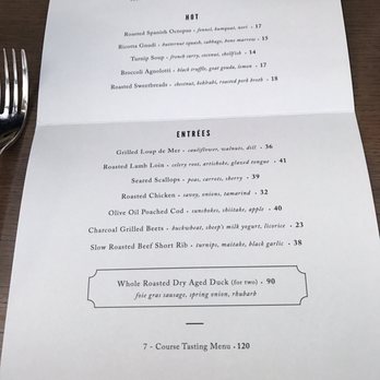 Boka - Dinner menu - New American Near Me - Chicago, Illinois Boka - Dinner menu - New American Near Me - Chicago, Illinois