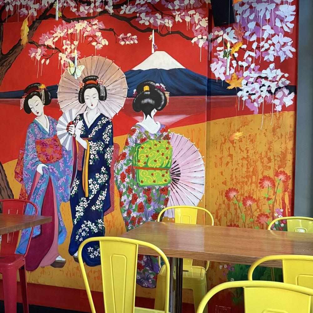 Inside the restaurant Inside the restaurant