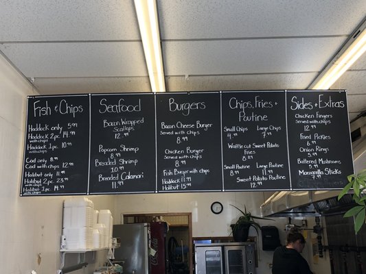 Menu photo 2 Fran's Chip Shop Kingston, ON