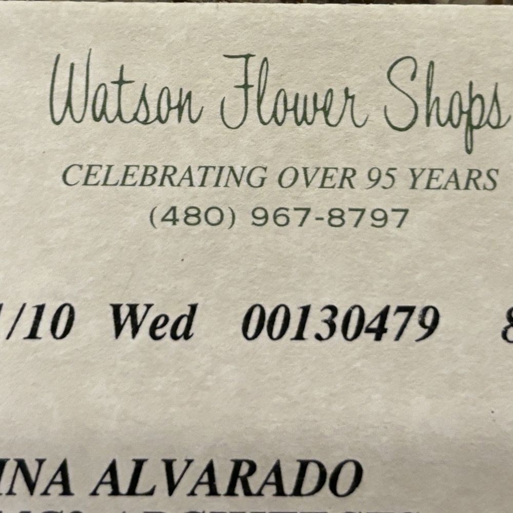 Watson Flower Shops - Delivered Jan 10th 2024 - Florists Near Me - Mesa, Arizona