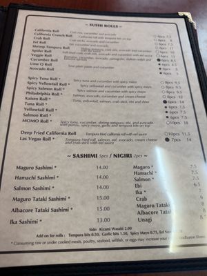 Menu photo 6 Momo no Hana Apache Junction, AZ