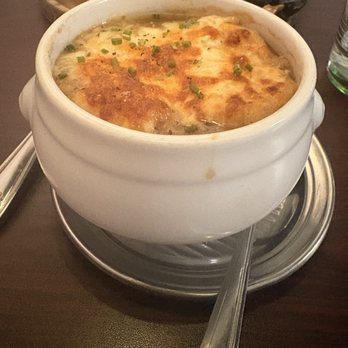 Mona’s French Cafe - French onion soup - French Near Me - Cypress, Texas