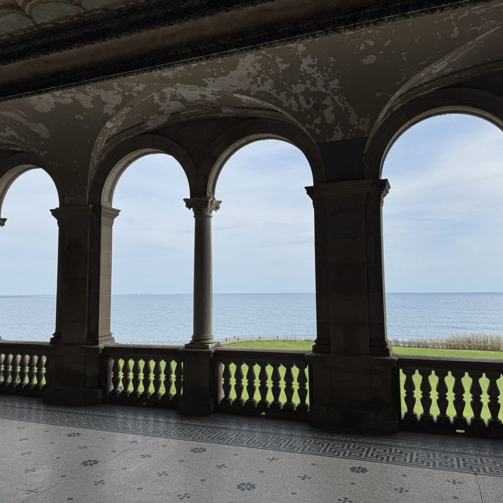 The Breakers - Backyard from upstairs - Landmarks & Historical Buildings Near Me - Newport, Rhode Island The Breakers - Backyard from upstairs - Landmarks & Historical Buildings Near Me - Newport, Rhode Island
