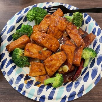 Open Kitchen - General Tso's tofu - Chinese Near Me - Redlands, California