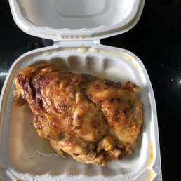 This is my dry $5 roasted chicken breast.  Talk about overpriced!