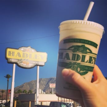Hadley Fruit Orchards - Cheers to tradition! Date Shakes are a must!! - Fruits & Veggies Near Me - Cabazon, California Hadley Fruit Orchards - Cheers to tradition! Date Shakes are a must!! - Fruits & Veggies Near Me - Cabazon, California